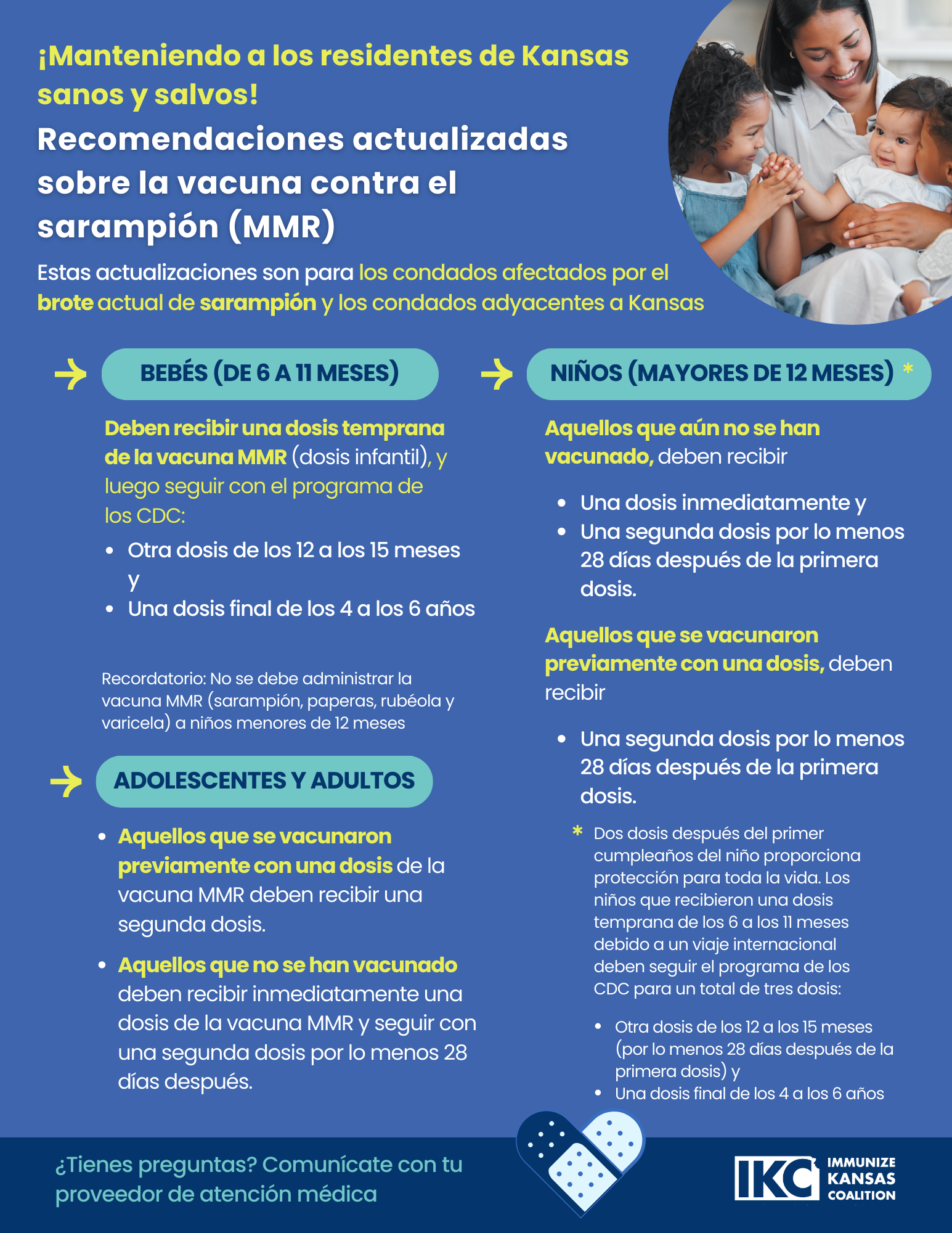 Updated Measles (MMR) Vaccination Recommendations